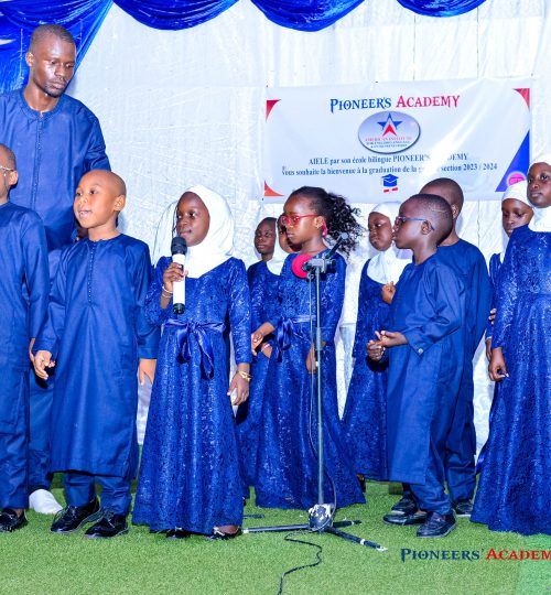 cérémonie de graduation à Pioneers'Academy