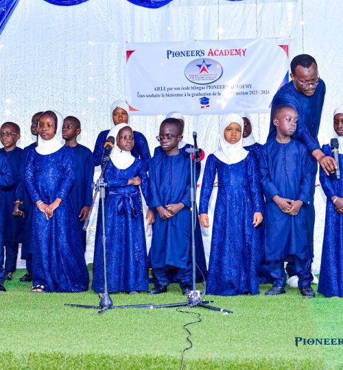 cérémonie de graduation à Pioneers'Academy