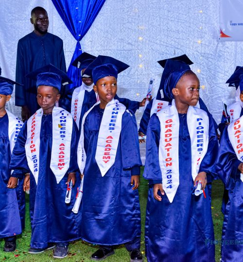 cérémonie de graduation à Pioneers'Academy