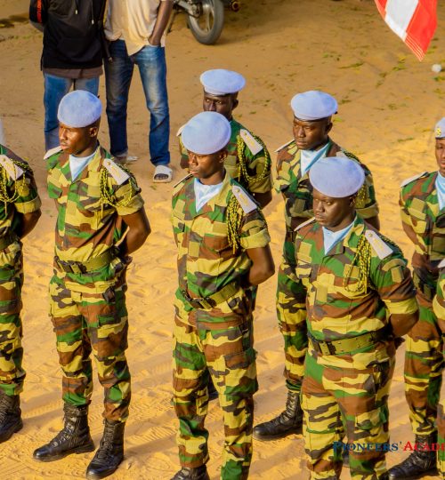 Levée des couleurs à Pioneers'Academy
