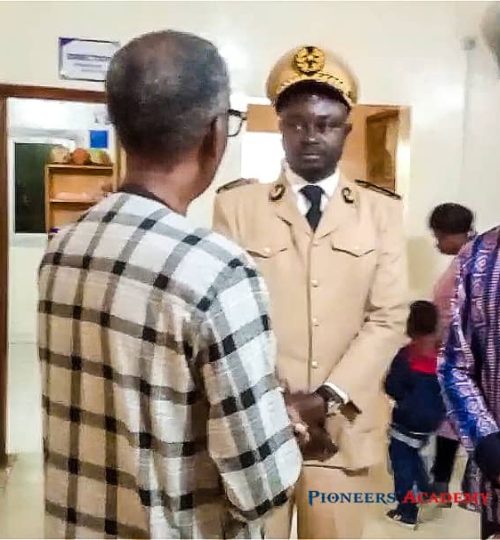 Levée des couleurs à Pioneers'Academy