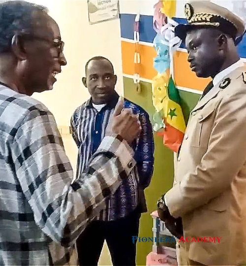 Levée des couleurs à Pioneers'Academy