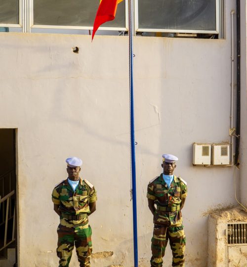 Levée des couleurs à Pioneers'Academy